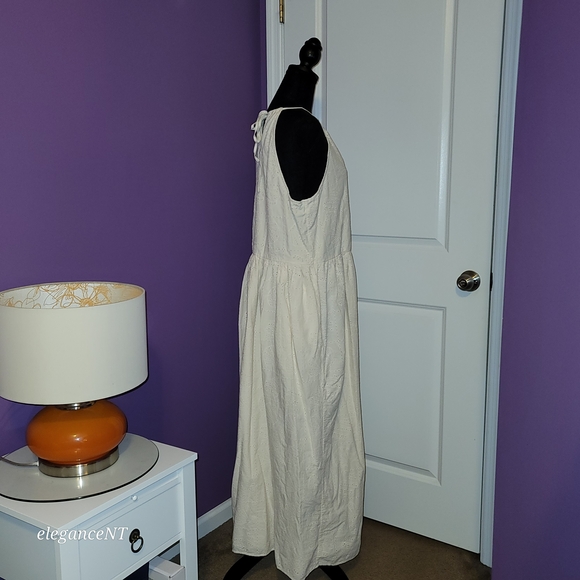 Universal Thread Beige Maxi Dress Sz: XL - Picture 5 of 9